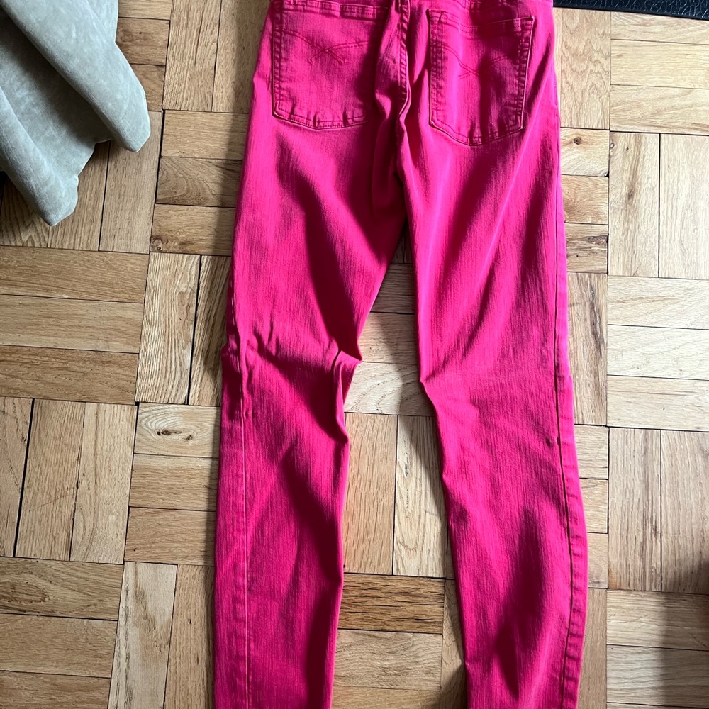 Red gap stretch jeans